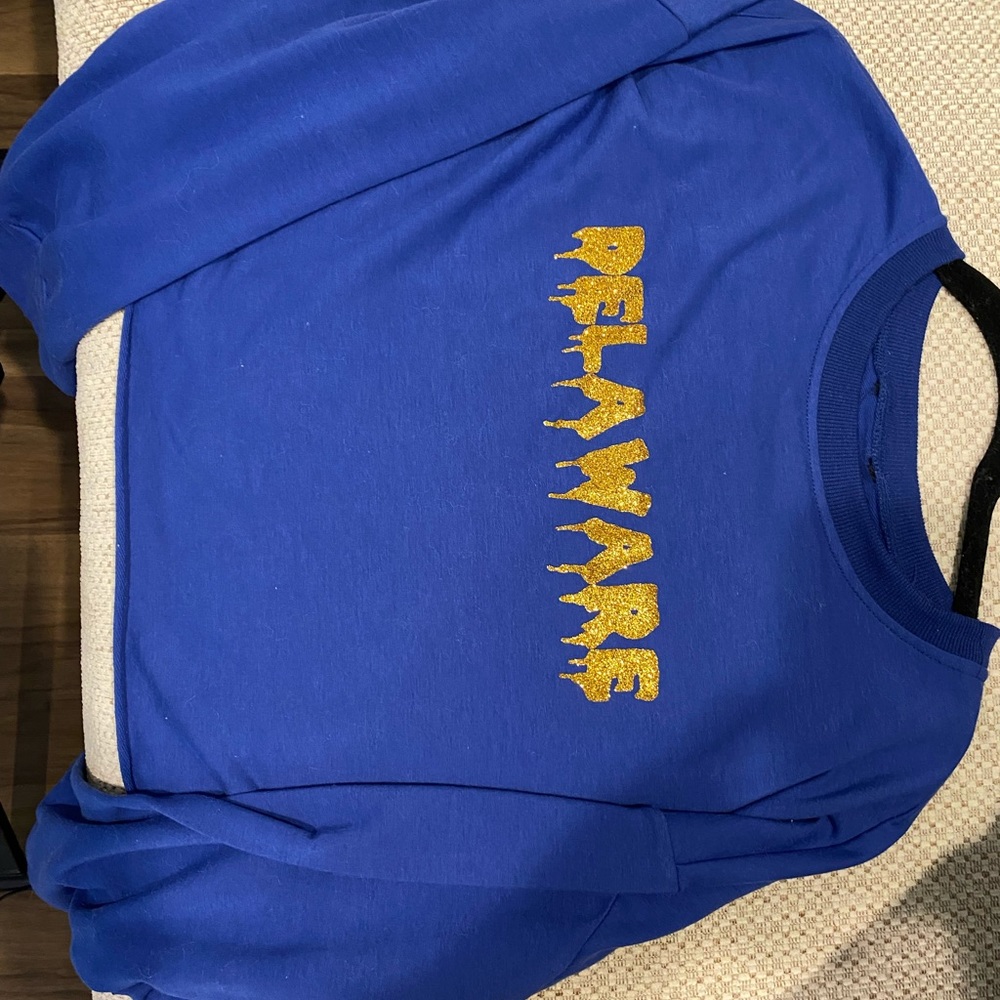 Univ If De Crop Sweatshirt Custom Design New - image 2